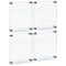 Azar Displays Floating Acrylic Gallery Wall Set of Four Floating Frames, Silver, 8.5 in. x 11 in. Graphic Size, 4PK 105514-SLV-4PK - alternate 1